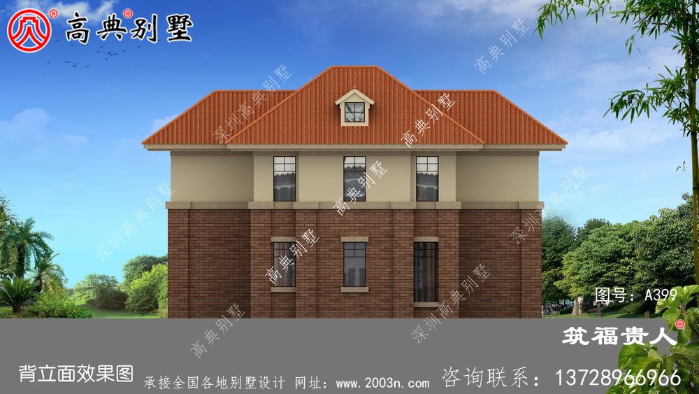 经济实用的新房子设计是自建住宅的首选。