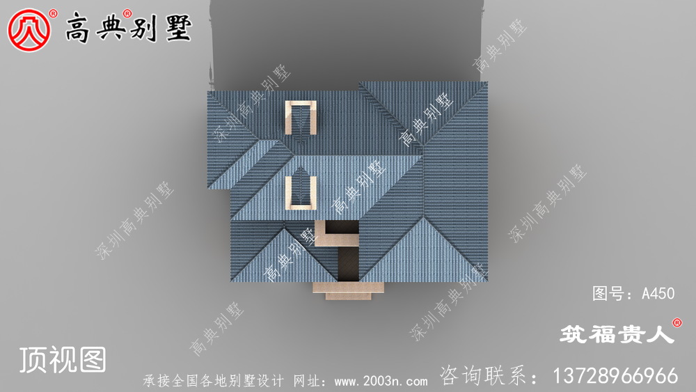 十分漂亮意大利风格三层小房子设计图，房型大方