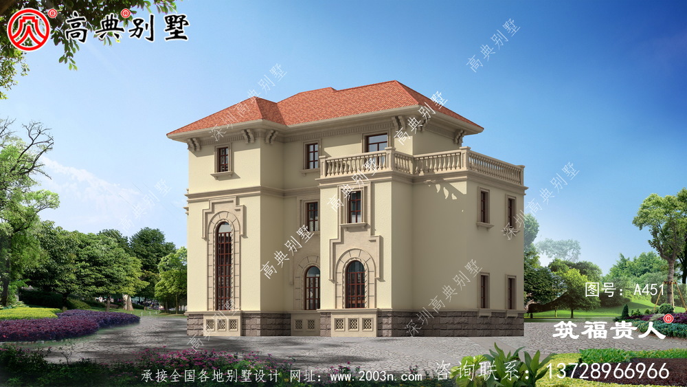 经济实用的三层自建住宅设计图，小面积完美户型