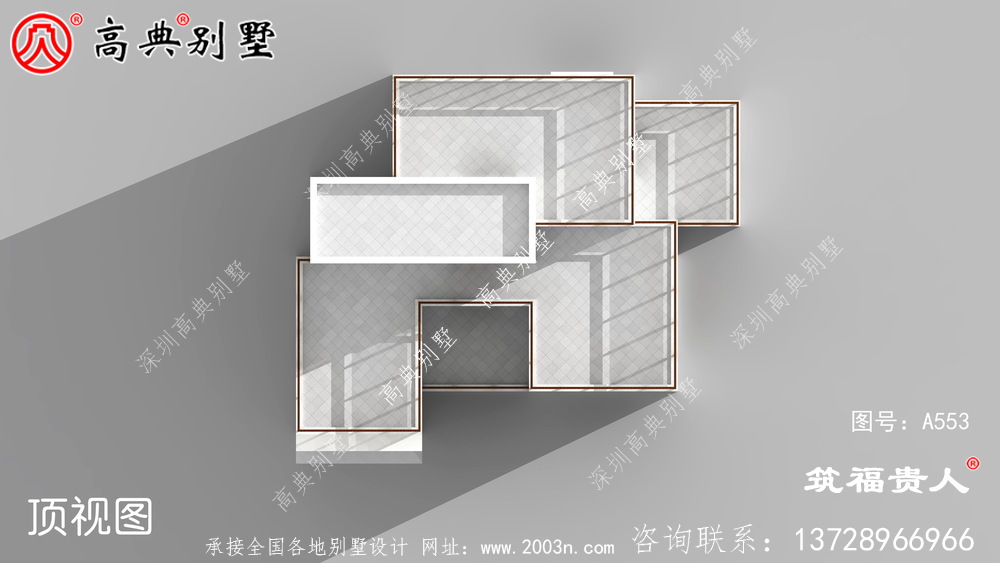 现代风格简单精致的四层房子设计图，经济实用的自建房