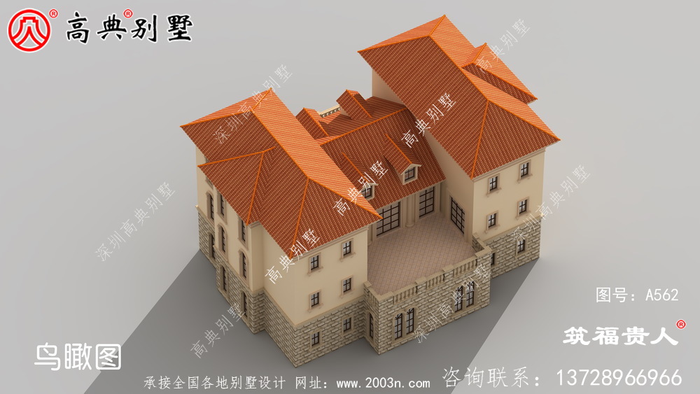 三层自建房子精细设计图，农村自建住宅