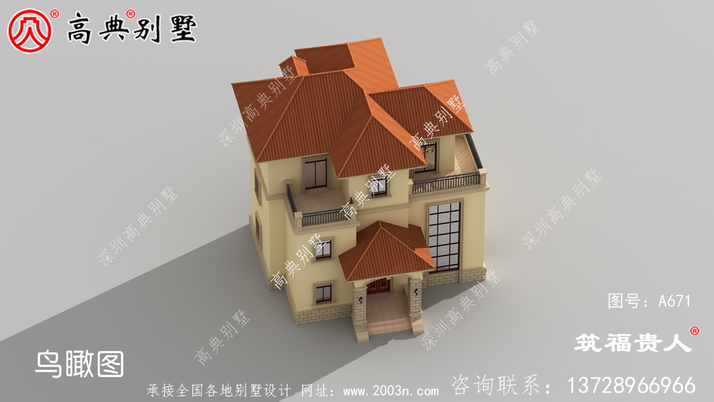 房子设计图，农村自建三层住宅图纸