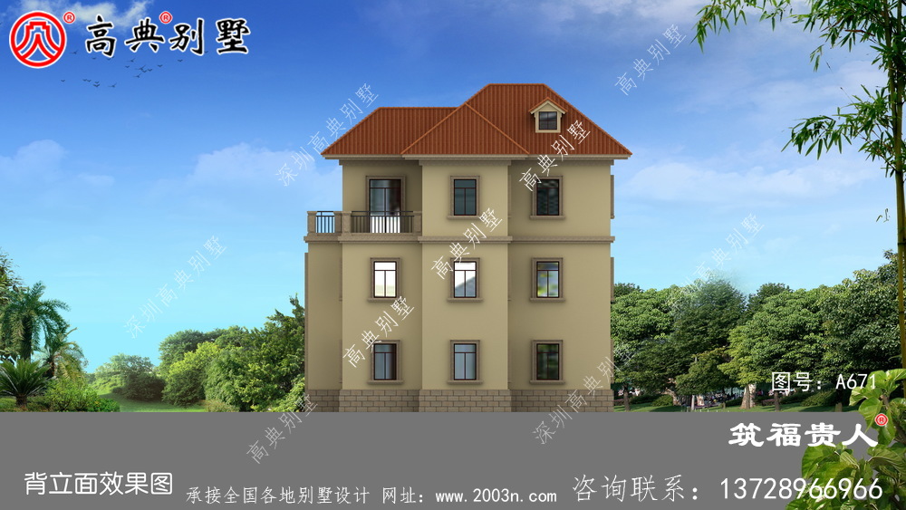 房子设计图，农村自建三层住宅图纸