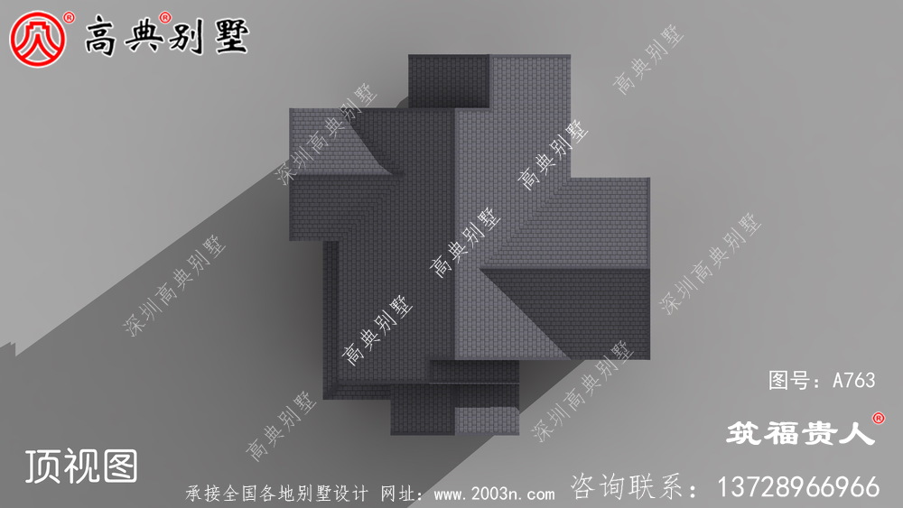 欧式二层房子外观图设计高端。