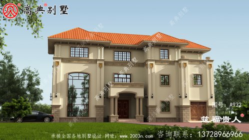 清新自然欧式建造二层小房子，高档农村自建别墅