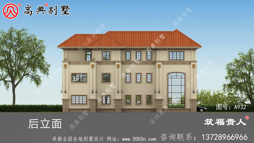 清新自然欧式建造二层小房子，高档农村自建别墅