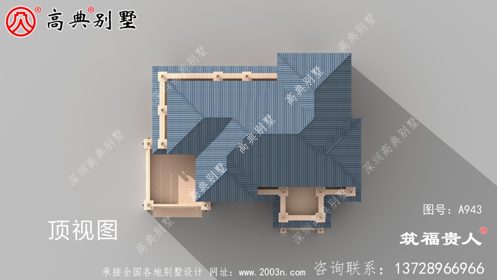 石材欧式风格三层房子设计图