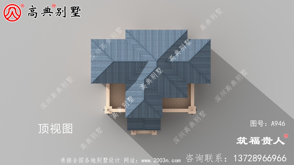 意大利风格三层房子户型图