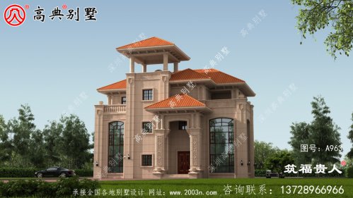 小户型三层农村自建房子