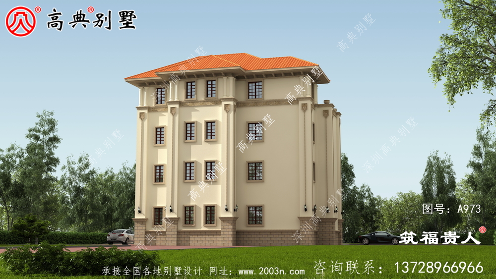 四层自建住宅设计图纸质量上乘，是住宅的首选。