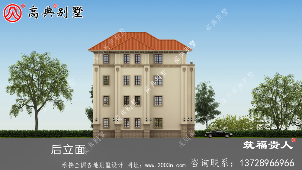 四层自建住宅设计图纸质量上乘，是住宅的首选。