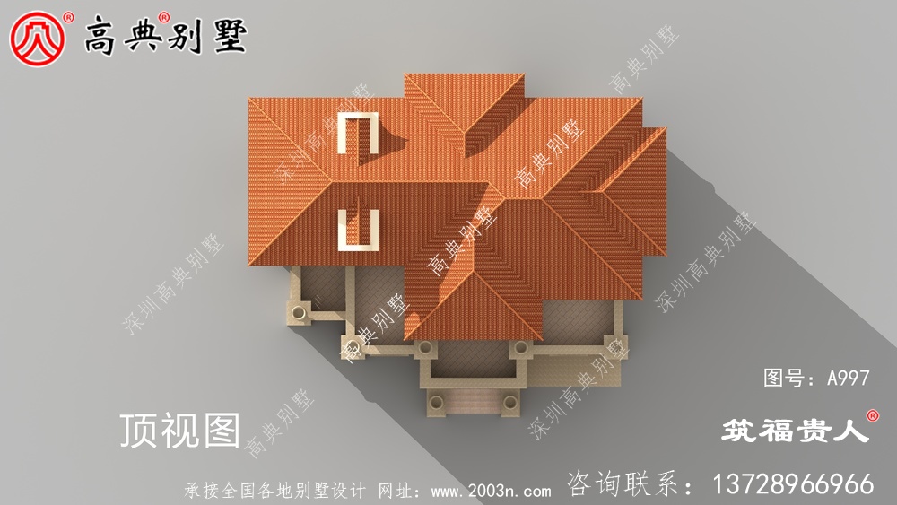 四层意大利风格豪华大气房子设计图