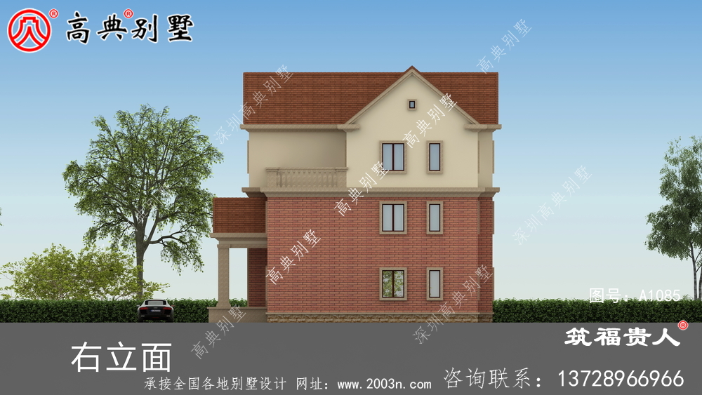 三层經典房型农村自建房建造工程图纸