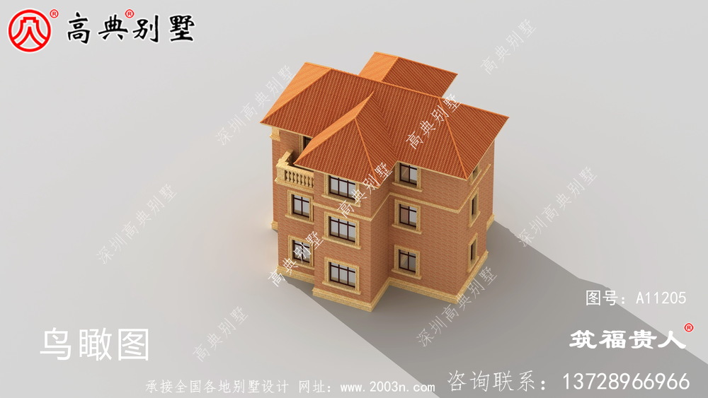 大方自建三层楼房设计图纸