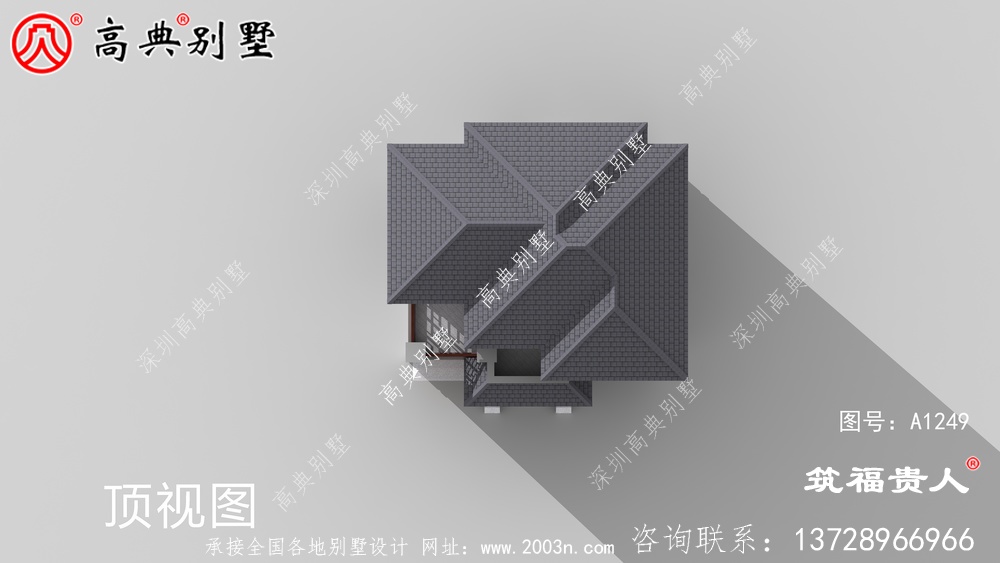 中式最新款自建房子带停车