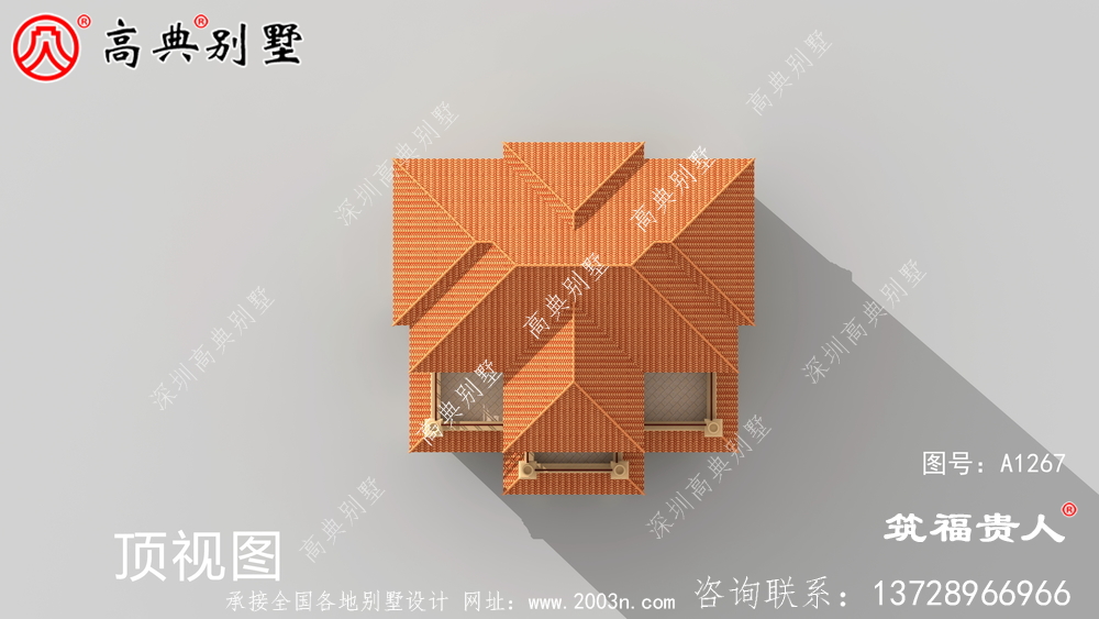 农村自建别墅效果图，空气非常好