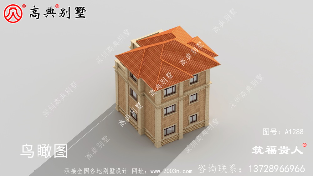 三层建筑房子图纸设计