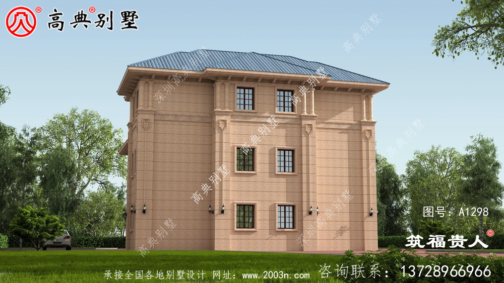 很耐看的石材房子住宅建筑图