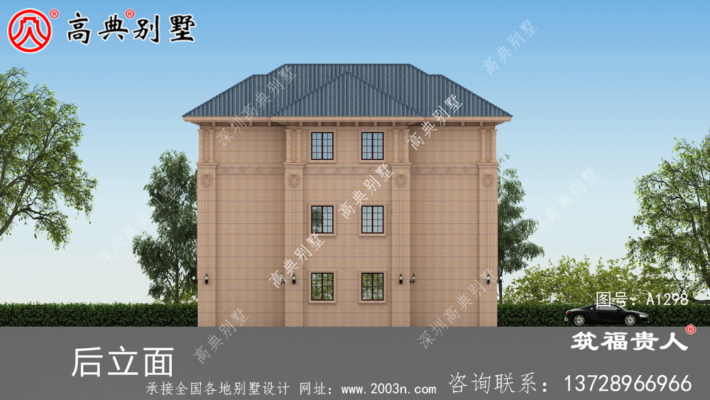 很耐看的石材房子住宅建筑图