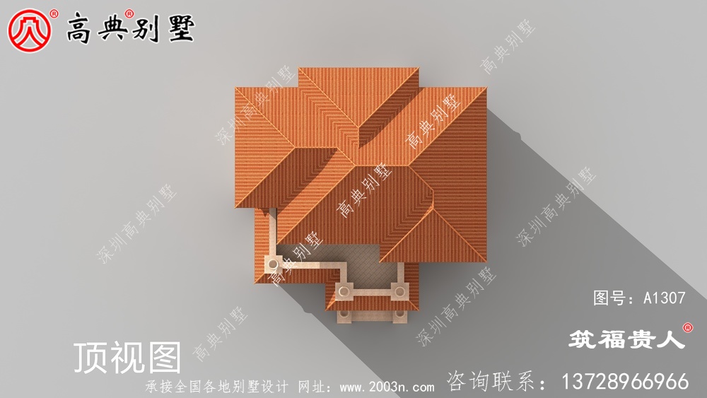 精致新型三层农村自建房子