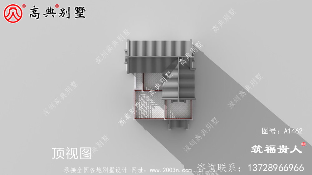 新中式简单时尚的房子设计图