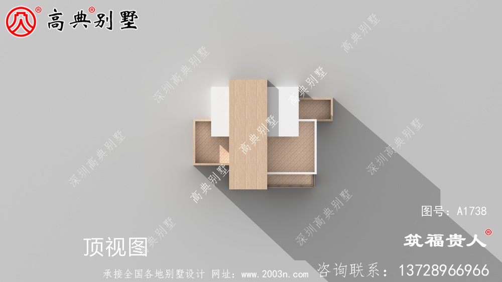 现代风格简单三层房子设计图