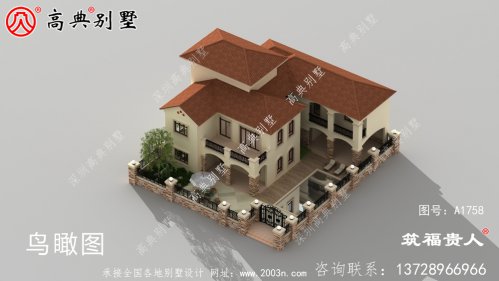 院子两层自建房子设计图