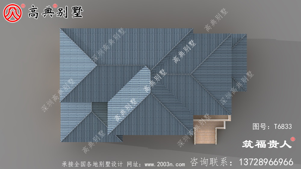 好看舒适二层房子外观效果图