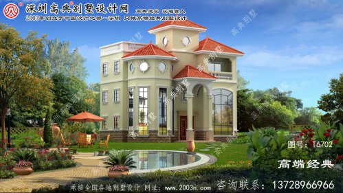 邯郸市三层别墅具有舒适、实用和简单的时尚感。过来看看。
