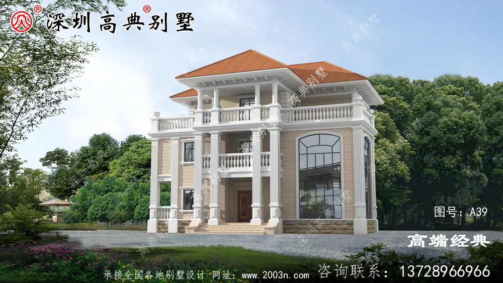 现在农村经济发展得很好，家家户户基本都建上了别墅