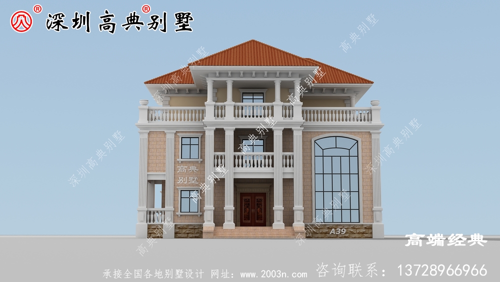 现在农村经济发展得很好，家家户户基本都建上了别墅