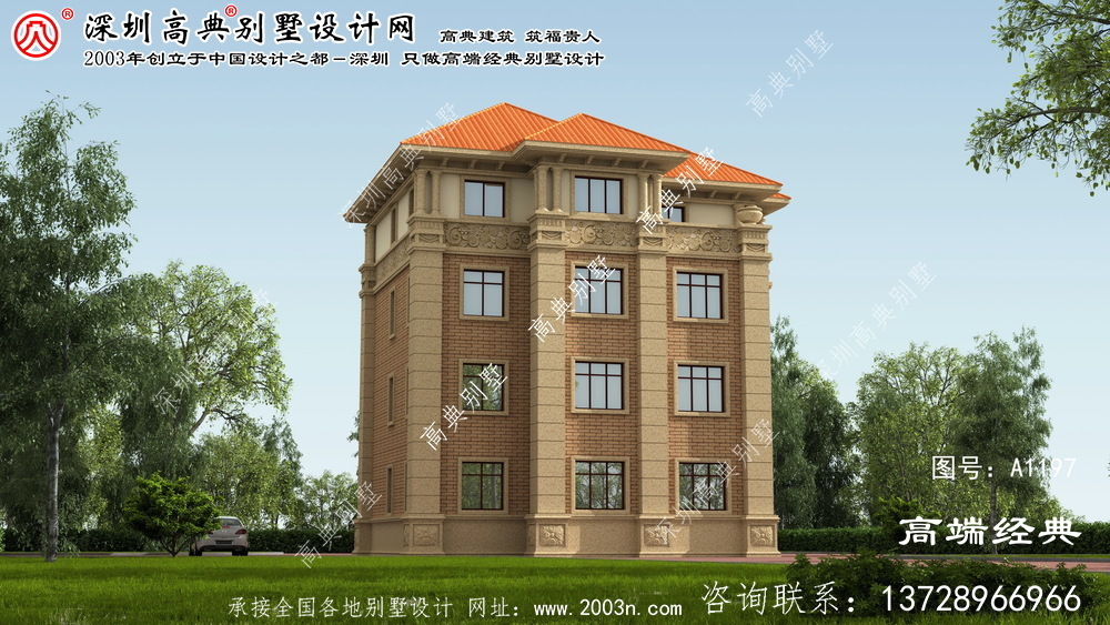 湘阴县自建房的建筑图