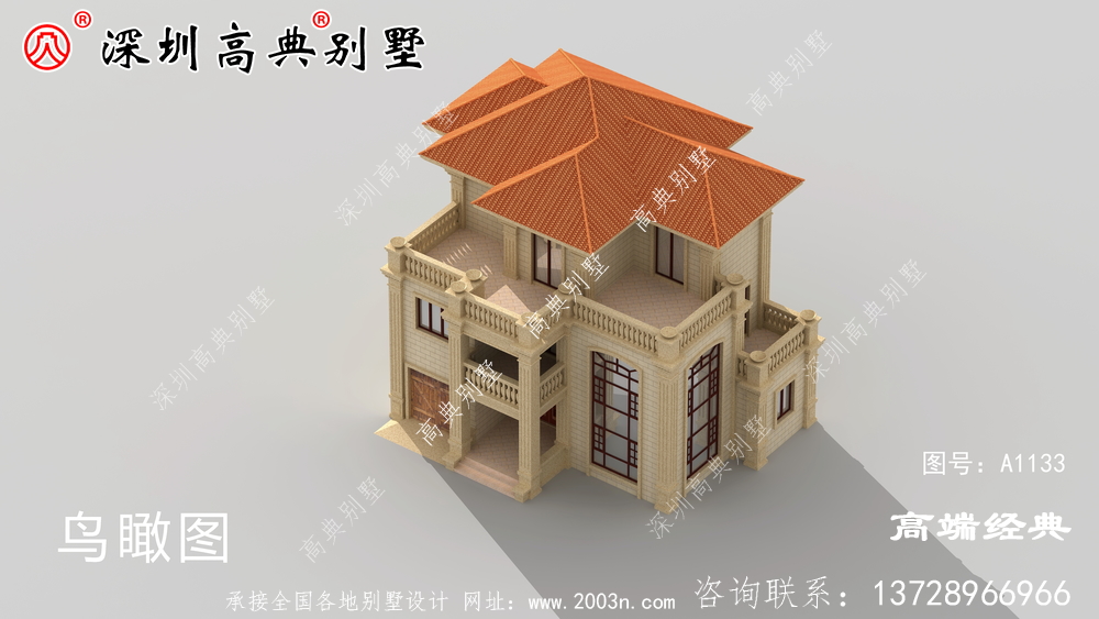 三层自建房图，户型住着舒服，这才是建房首选