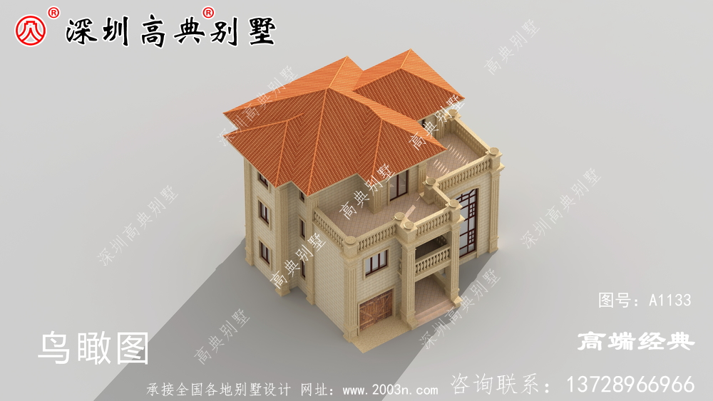 三层自建房图，户型住着舒服，这才是建房首选