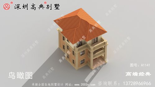 农村欧式三层自建房，气质不凡，外观漂亮