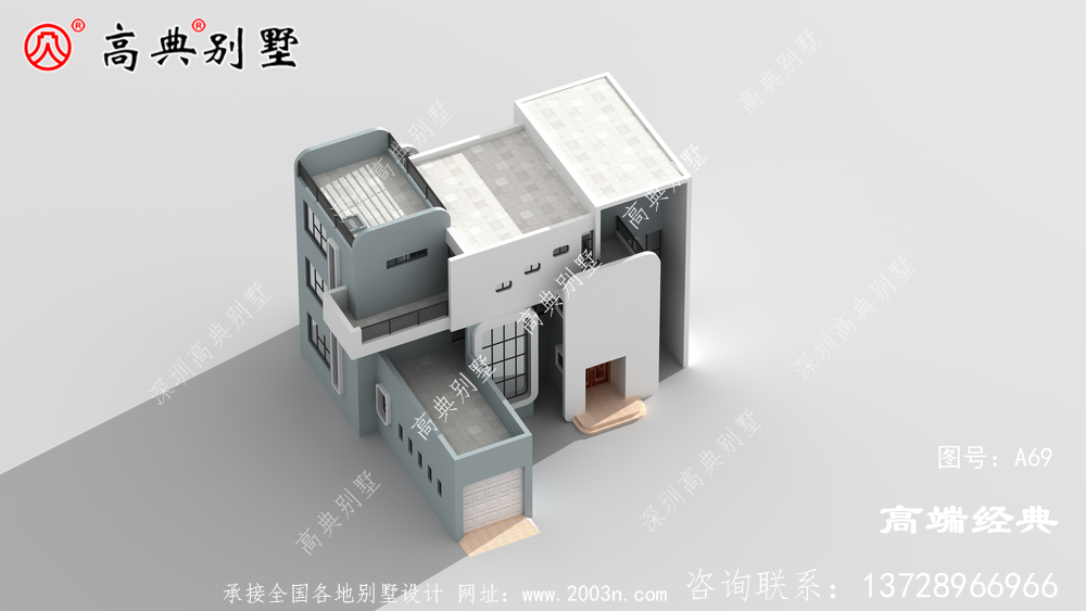 现代风格白灰配色组合让你享尽农村都市体验