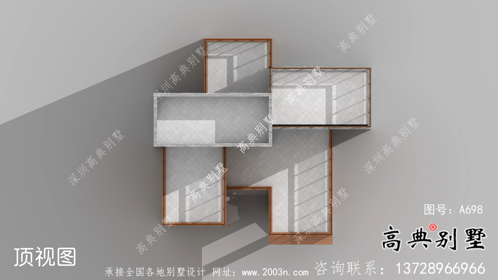 现代风格四层别墅外观效果图大全