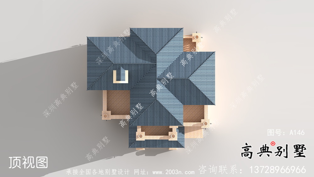 顶尖简易意大利风格小洋楼建筑设计图