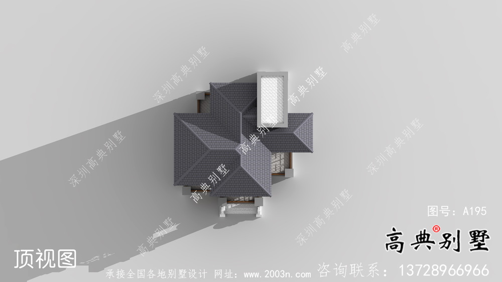 中小型中式别墅，新中式风格别墅设计图