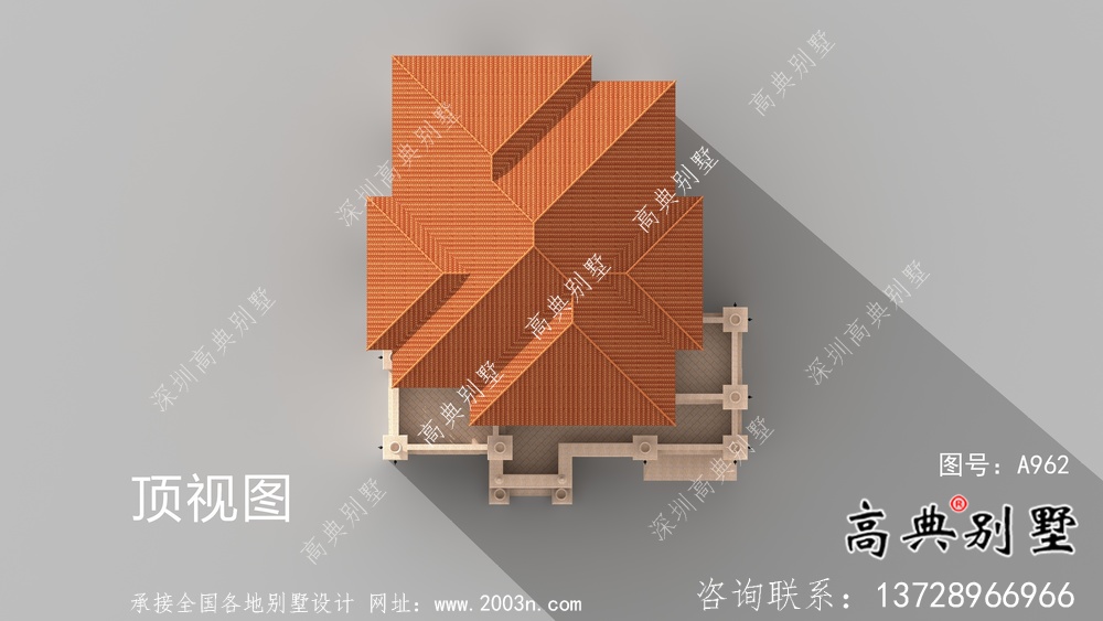 二层意大利风格新农村别墅设计图+设计效果图