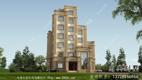 简欧风格美观大方六层新农村建设别