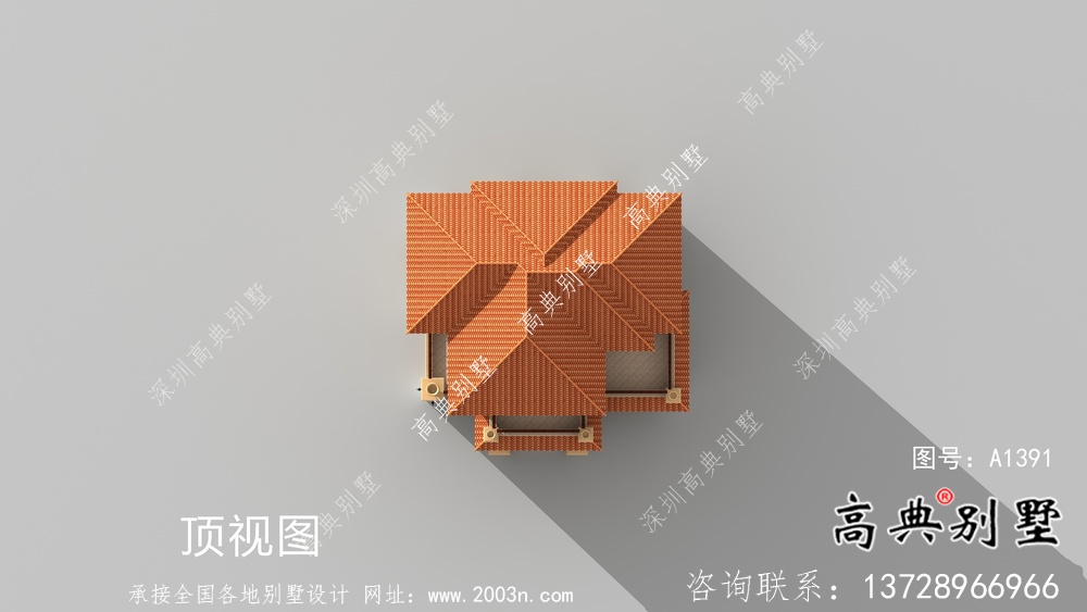 农村自建三层简单欧式别墅设计图纸及效果图