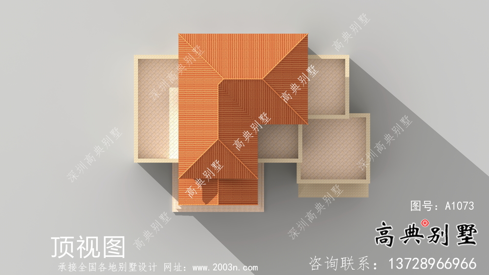 简单欧式古典三层高端住宅设计图+设计效果图