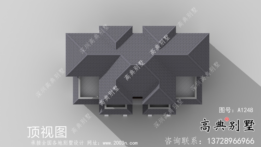 农村清新实用的中式别墅设计方案