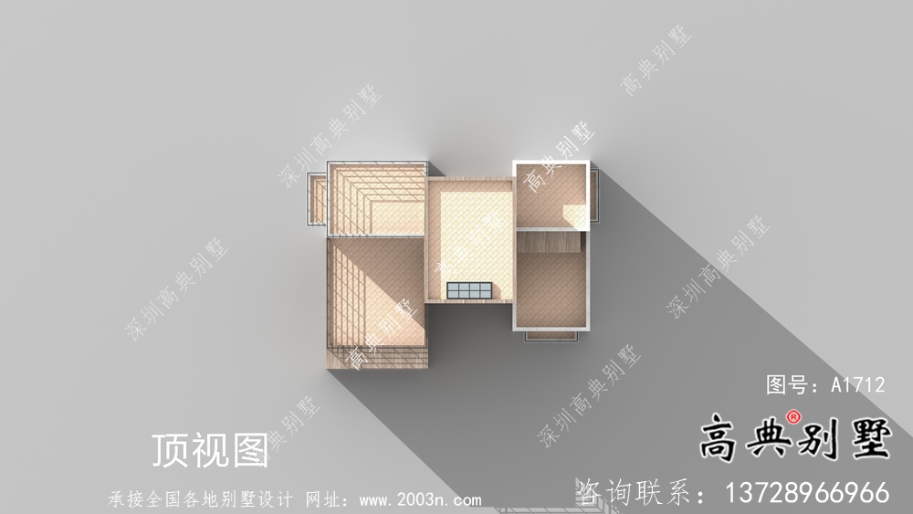 自建三层现代风别墅设计图纸及施工图