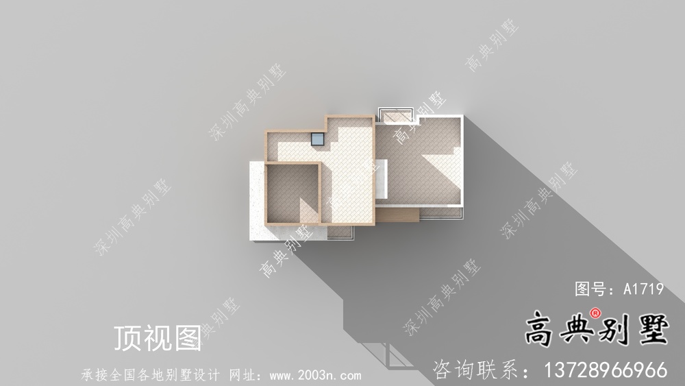 现代简约式风格二层别墅设计图纸