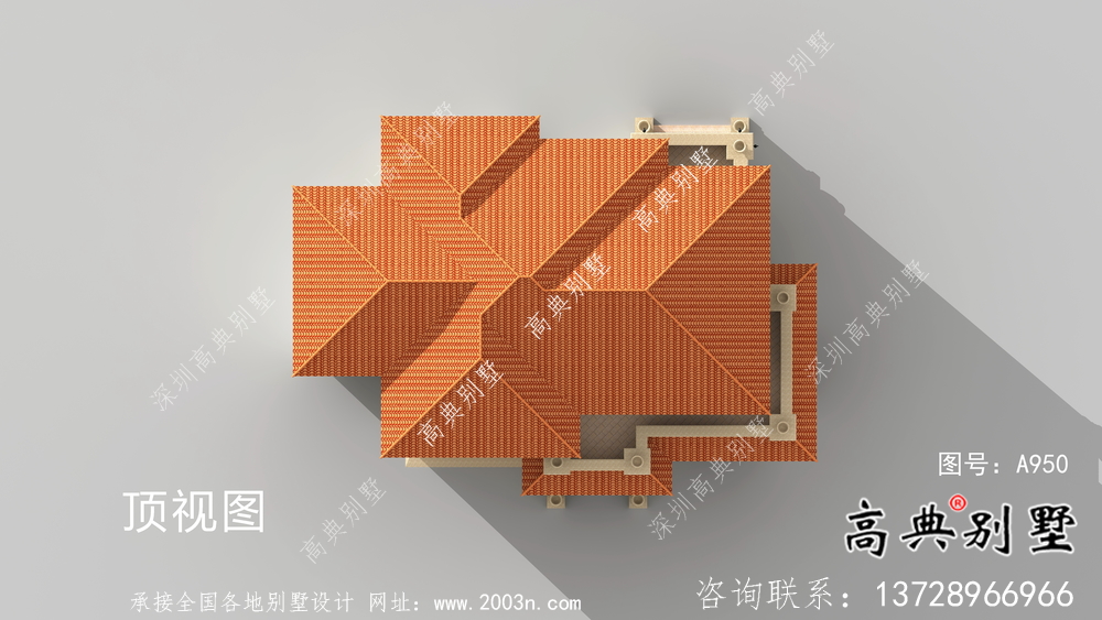 实用的意大利风格三层农村别墅设计图附效果图