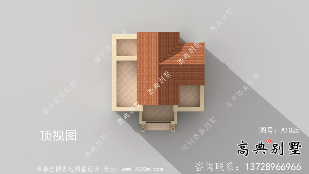 新农村三层简欧别墅自建设计图纸