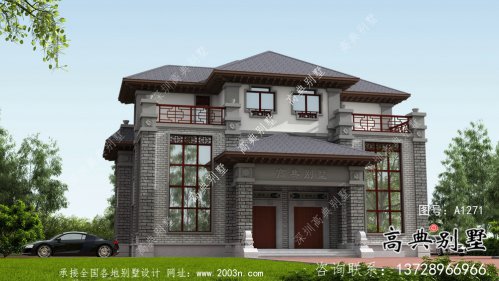 兄弟双拼农村自建建筑设计图纸及效