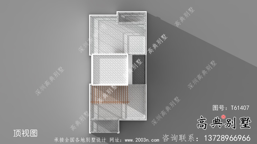 简易实用的平屋顶农村别墅方案